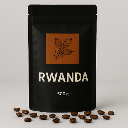 Kawa ziarnista z Rwandy ciemnopalona – 250g
